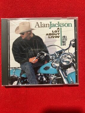 Alan Jackson - A Lot About Livin' (CD) - Blue Cover